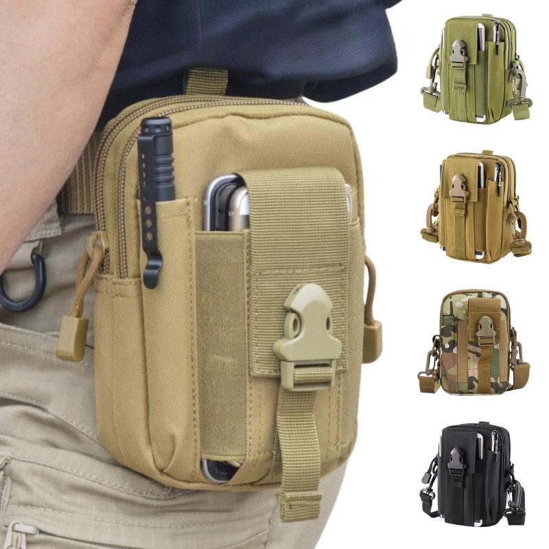 Túi đeo hông đựng điện thoại đeo thắt lưng, Túi Đeo Chéo Lưng Bụng MIini Nhiều Ngăn Đựng Đồ Tiện Dụng Bag Nam