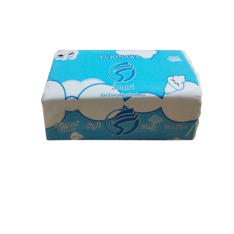 6pc Tisue yukinawa 200 lembar lembut Facial Tissue 200 Sheets / Softness Facial Tissue 2ply tisu wajah tisue muka makanan serbaguna 1