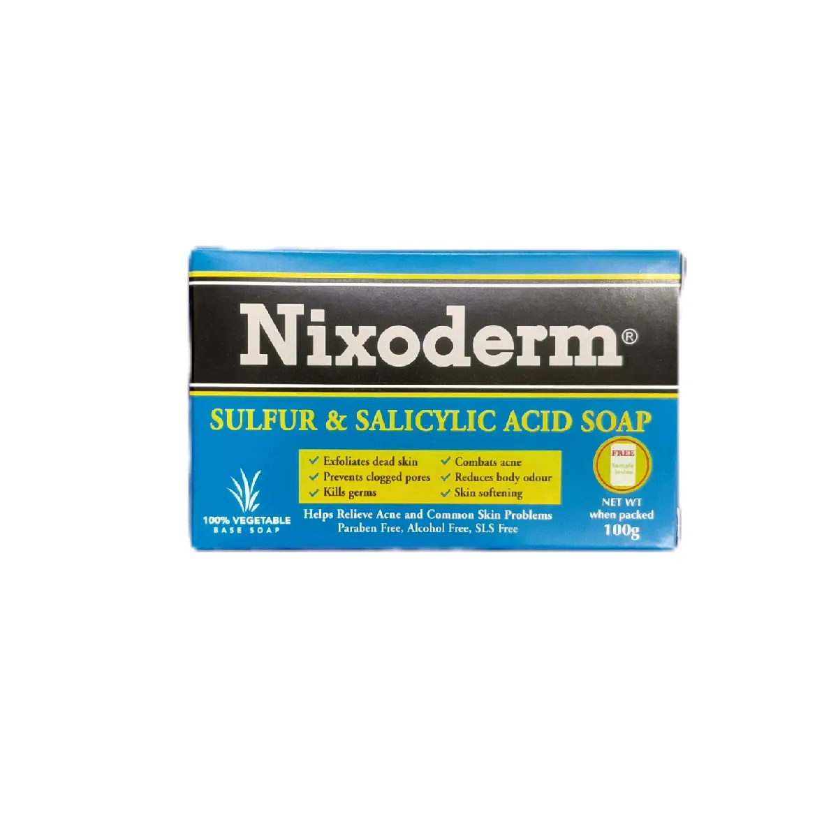2pcs Nixoderm sulfur and salicylic acid soaps