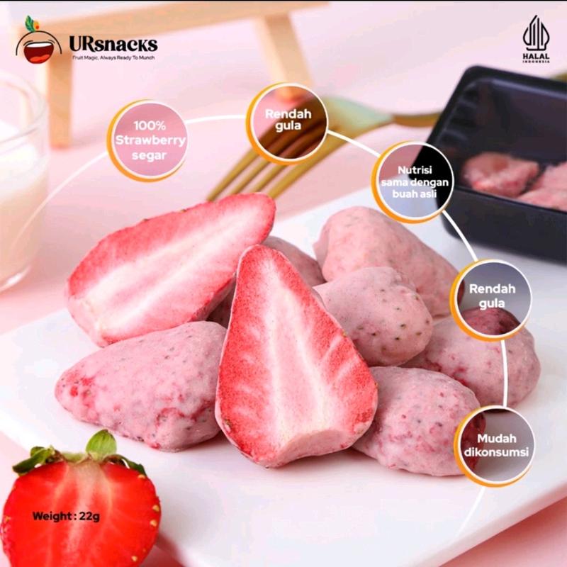 URSNACKS BUNDLE 2 (MANGGO + APEL ) STRAWBERRY KOSONG 6