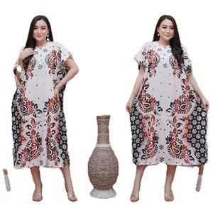 Daster lowo lusiana ressleting busui Ld 120 paket 3 pcs Bumil