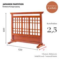 Gambar TSUITATE 120 Shoji Partisi Pembatas Ruangan Panel Room Divider Kayu Sekat - Natural dari Tatami Indonesia Kab. Sidoarjo 2 Tokopedia