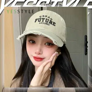 Yesstyle - Distro Gaya Casual Topi Baseball Ripped Hat Cap Fashion