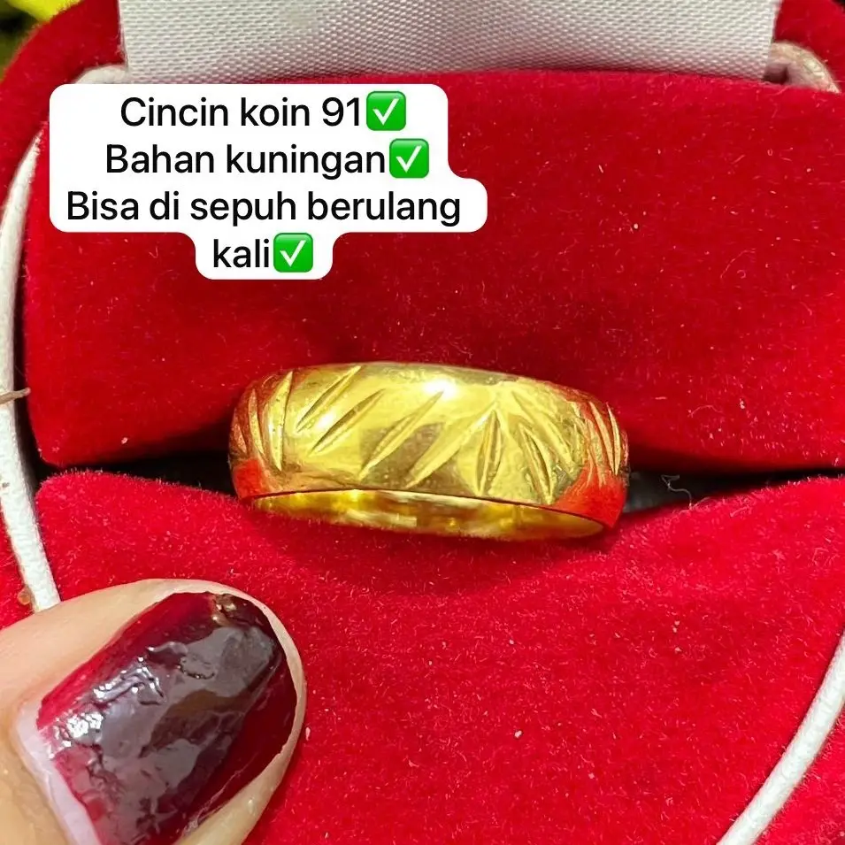 Cincin ukir nanas 10gr/koin 91