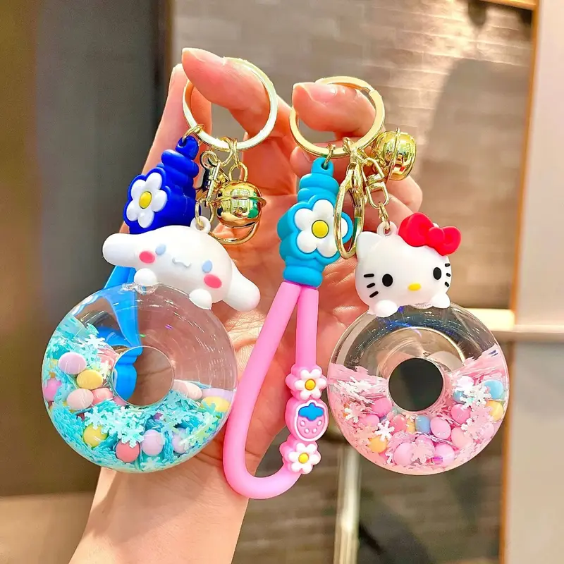 【Ready】Gantungan Kunci Keychain Premium Acrylic Sanrio Kuromi Melody Cinnamoroll 1