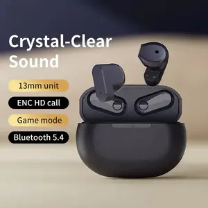 Earphone Bluetooth TWS Kontrol Sentuh HiFi Headphone Nirkabel Peredam Kebisingan Earbud Olahraga Tahan Air Dengan Mikrofon Audio Portabel