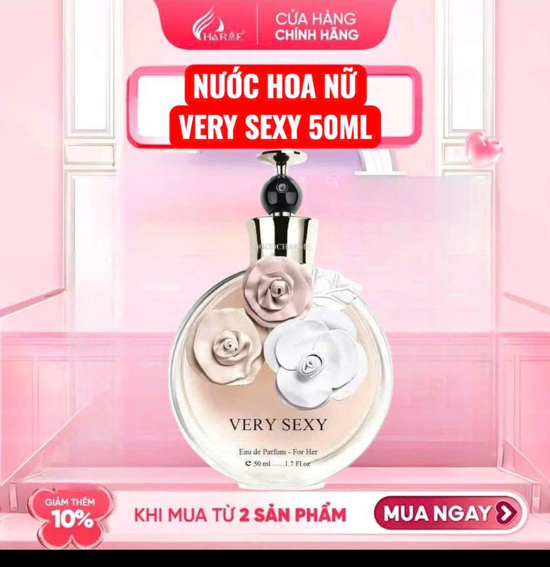 NƯỚC HOA NỮ CHARME VERY SEXY 50ML mùi của lắng cơm lá Women Perfume