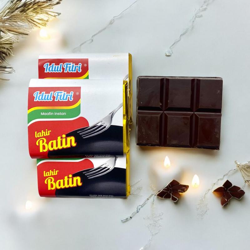 CHOCO BAR TEMA LEBARAN | Coklat Tenteng | Souvenir Idul Fitri | Kado Idul Fitri Lucu (20g 3