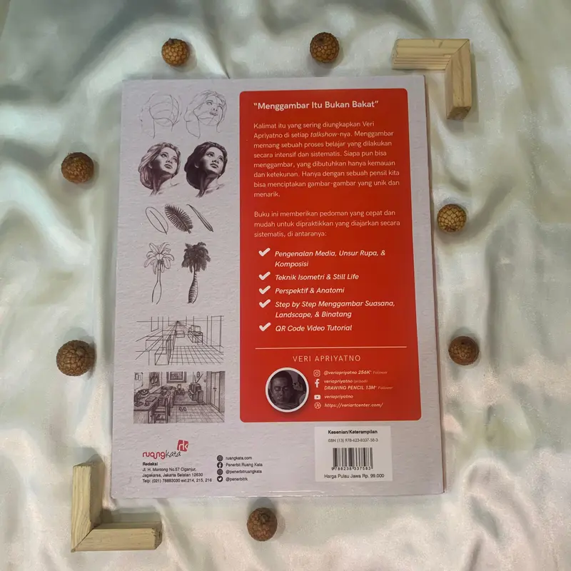 Buku Mewarnai - Panduan Dasar Menggambar Dengan Pensil - Veri Apriyatno, S.Sn - Ruang Kata -Bukukaluku Books 7