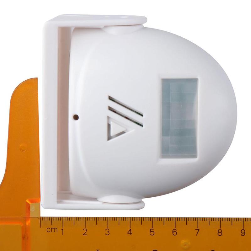 Durable Plastic Intelligent Doorbell Sensor White DC Bell Alarm Door Chime Bell Entry Alert Homes 4