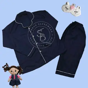 Setelan Piyama Anak Lengan Panjang | Set Baju Tidur Kids | Perempuan&Laki-Laki Celana panjang