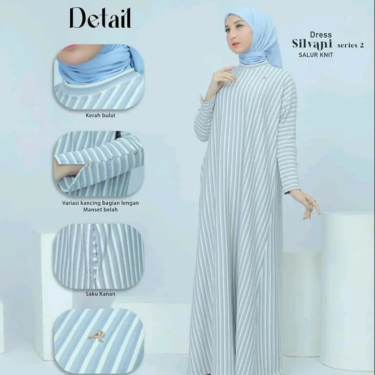 silvani dress arrafi Kaftan Wanita Remaja 0