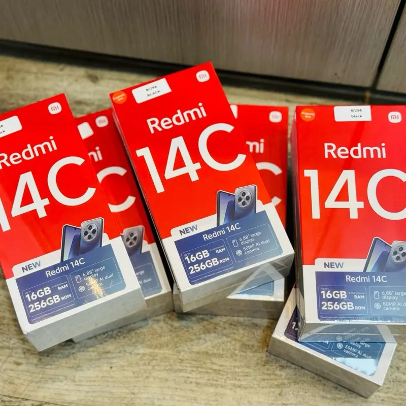 [Affiliate] Redmi 14C 6/128GB 8/256GB - Handphone Layar 6.88" | Refresh rate 120 Hz | 50 MP dual kamera AI | Baterai 5.160 mAh | NFC