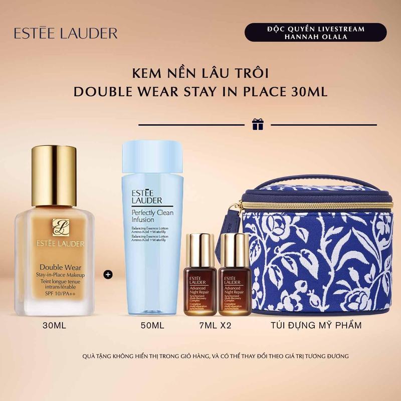 Estée Lauder x Hannah - Kem nền lâu trôi Estee Lauder Double Wear Stay-in-Place Makeup SPF 10/PA++ - Foundation 30ml