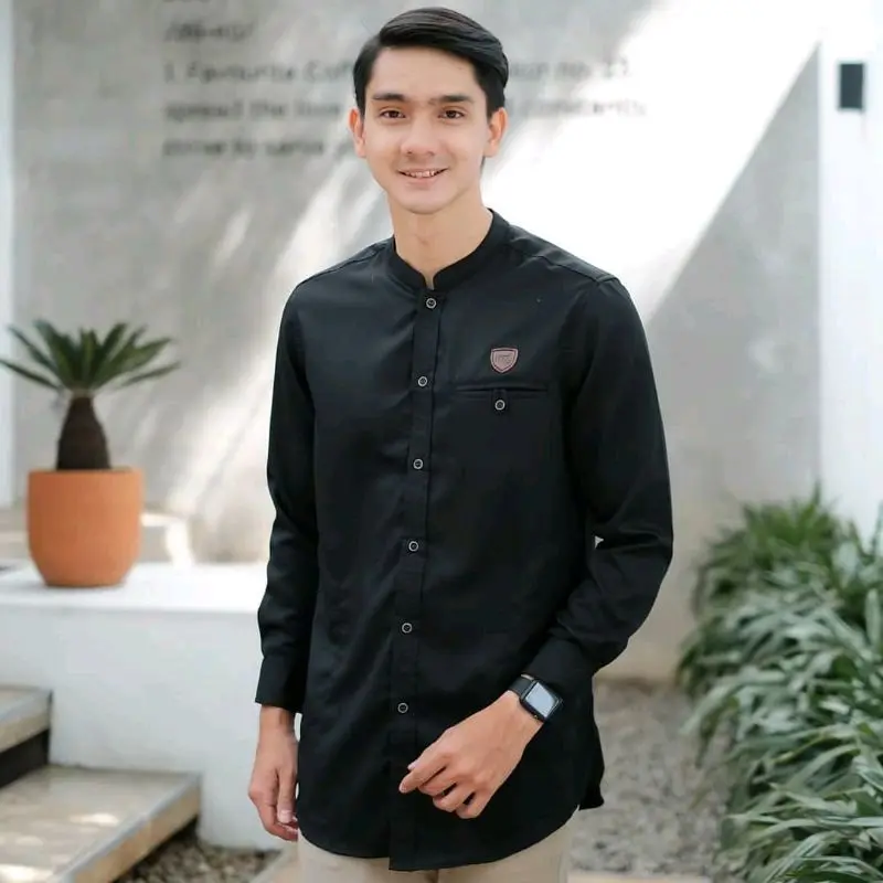Baju Muslim Koko Kurta Lengan Panjang Premium untuk Pria - Remaja, Dewasa, Atasan 5