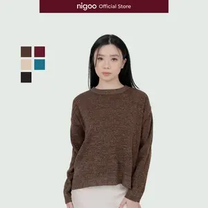NIGOO Josie Sweater Oversize Knitwear Wanita