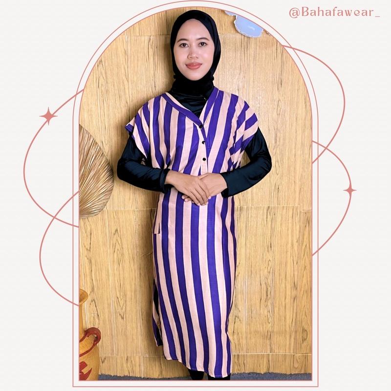 Product Introduction of ( PROMO 90 RIBUAN DAPAT 3 ) LOWO Daster Dress Panjang Motif Kancing Wanita Dewasa Kekinian Bahan Rayon Lembut Adem Nyaman Busui Friendly 10