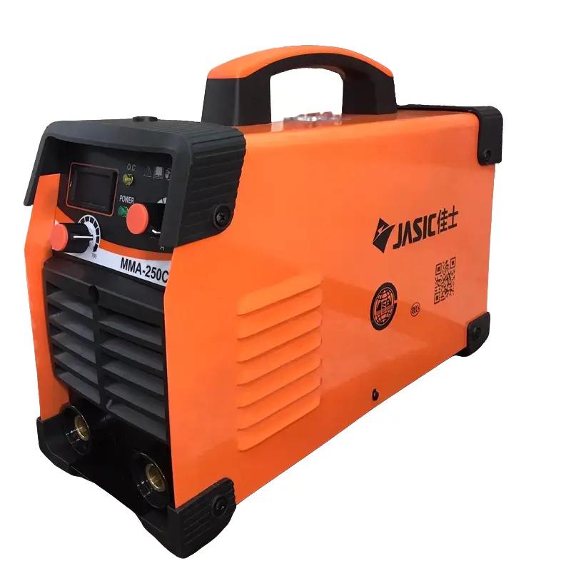  MÁY HÀN ĐIỆN TỬ JASIC MMA 250C CHUYÊN QUE 2l6-3ly2 CÔNG TRÌNH 