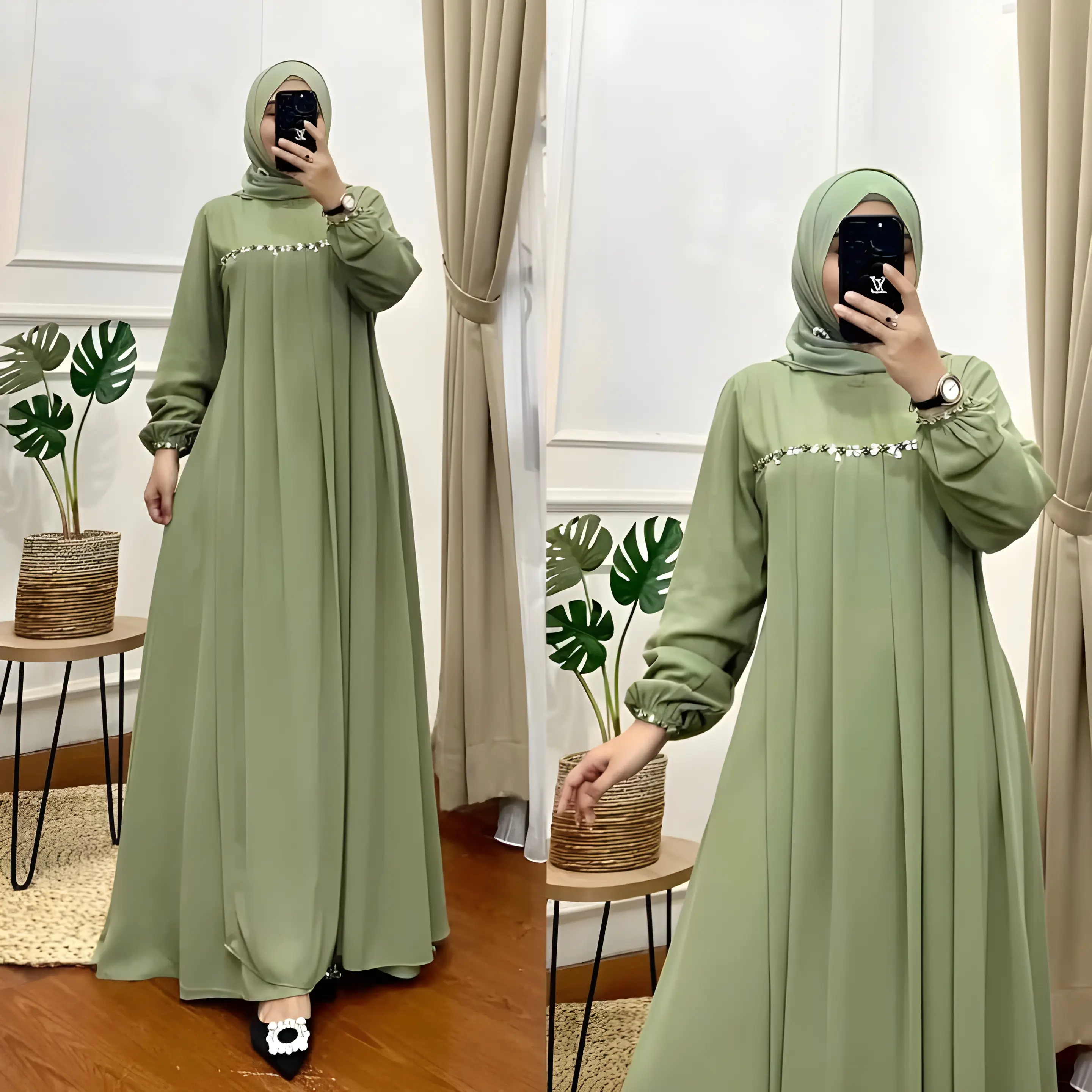 inara dress/gamis muslimah simple dan elegan