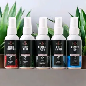 ( Beli 1 Dapat 5 ) NLH Deodorant Non Alkohol Natural  Tawas Spray 5 Botol 60 ml - untuk Penggunaan  Bau Ketiak Anda Bunga