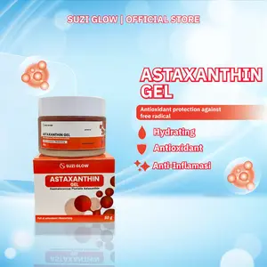 SUZI GLOW  ASTAXANTHIN Haematococcus Pluvialis Astaxanthin GEL 50g Antioksidan Melembapkan kulit & Membantu Melindungi dari Radikal Bebas dan Tanda Penuaan Dini