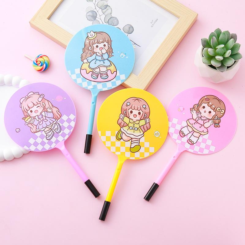 GTT Pena Kipas Lucu Animal dan Buah Pulpen Kipas Karakter Stationery Part 1 4