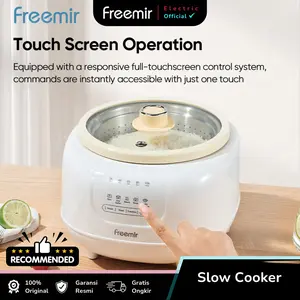 [NEW] feemir Smart Rice Cooker 1.2L Slow Cooker 400W Low Sugar MPASI Baby Food Grade Aman Untuk Baby Lebih Sehat Kitchenware