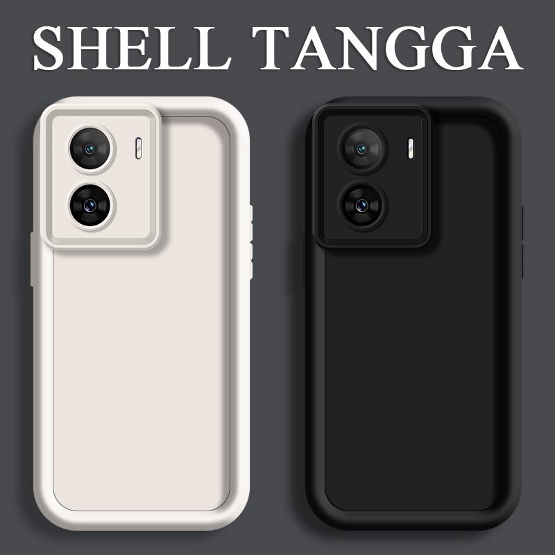 Casing hp iQOOZ7X(5G) Tahan jatuh Sangat tipis Warna solid Sederhana Baru laki-laki case 0