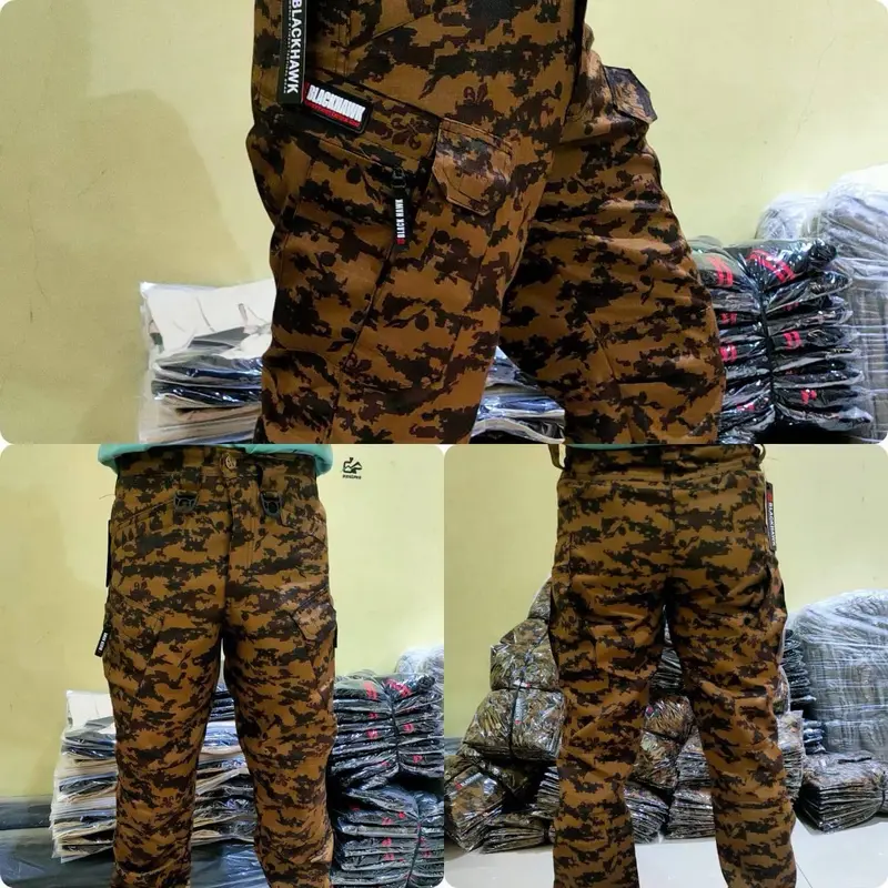 CELANA TACTICAL LORENG PRAMUKA / CELANA PDL LORENG PRAMUKA UNISEX PRIA WANITA Panjang Motif Kain Nyaman 0