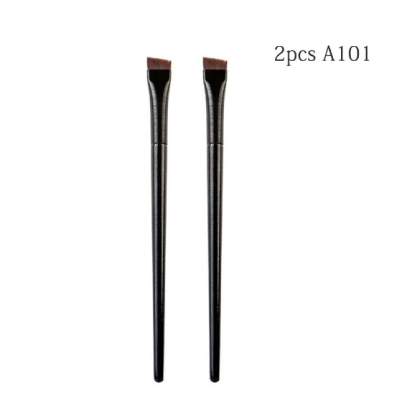 Cọ Đường Viền Lông Mày Cho Nữ, 2 Cái / bộ, Cọ Kẻ Mắt, Cầm Tay, Kẻ Lông Mày Góc Cạnh Nhỏ, Dụng Cụ Trang Điểm Mỹ Phẩm, Mới 8