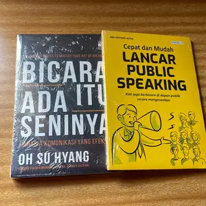 PAKET 2 BUKU BICARA ITU ADA SENINYA - LANCAR PUBLIC SPEAKING CARA MUDAH BERBICARA DI DEPAN PUBLIK