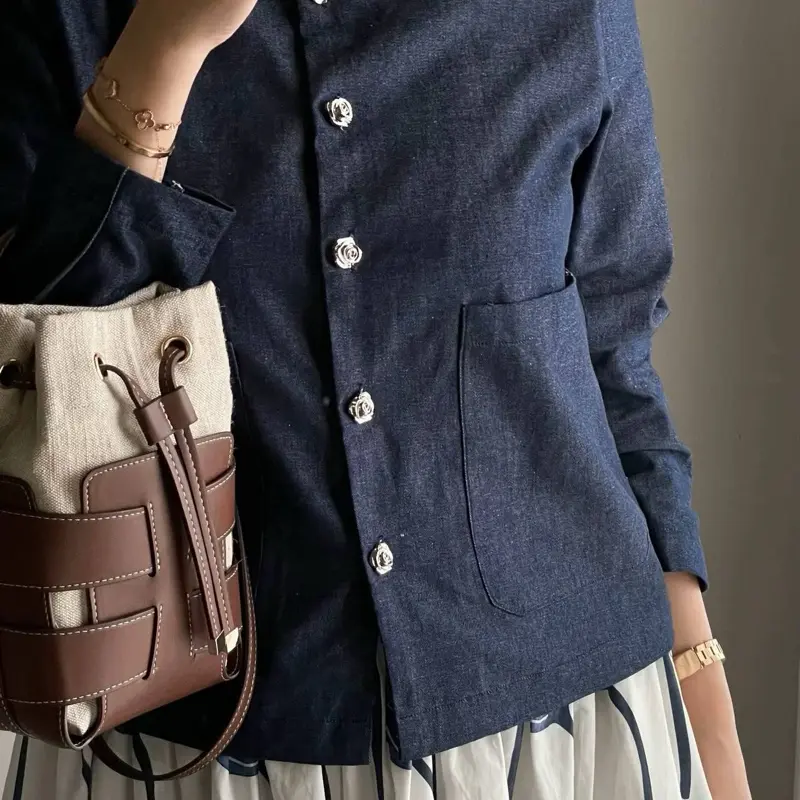 ￼Celin blazer  | blazer wanita | gold button | atasan wanita 2