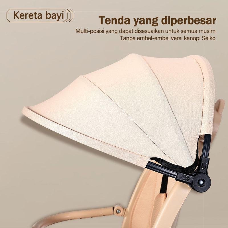 Kereta dorong anak ringan dan bisa dilipat bisa menghadap dua arah nyaman untuk duduk dan tiduran model ekonomis rakit sendiri