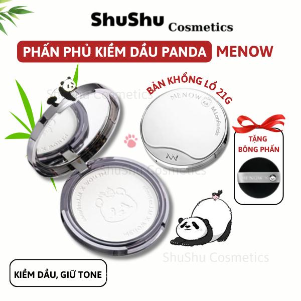 [MENOW] Phấn Phủ Gấu Trúc Khổng Lồ Kiềm Dầu, Giữ Tone Vượt Trội MENOW x MENGLAN PANDA Mỹ Phẩm SHUSHU COSMETICS