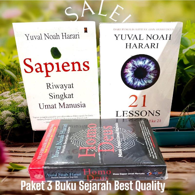 Paket 3 Buku Sapiens | Homo Deus | 21 Lessons | Yuval Noah Harari(isi ...