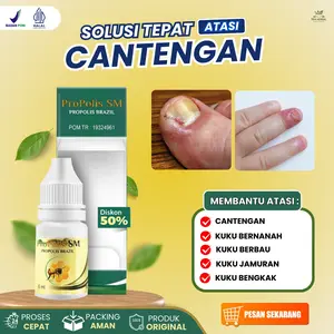 Propolis SM Cairan Tetes Cantengan Jempol Kaki Kuku Rusak Bengkak Bernanah Kuku Jamuran