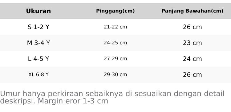 Playdate Celana Rok Skort Anak Perempuan Rempel