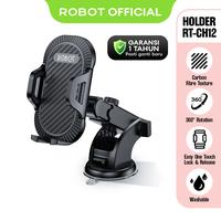 Gambar ROBOT RT-CH12 Suction Cup Automatic Lock 360 ° Universal Car Holder Black Original - Garansi Resmi 1 Tahun - Stand Holder HP Original - Bisa COD dari ROBOT Lifestyle Indonesia Kab. Tangerang 1 Tokopedia