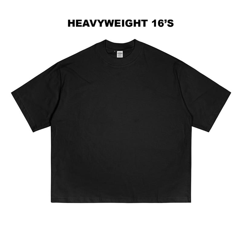 Velsign 16S Heavyweight Boxy Oversize T shirt Tee Baju Kaos Distro Pria Wanita - Basic Polos 1