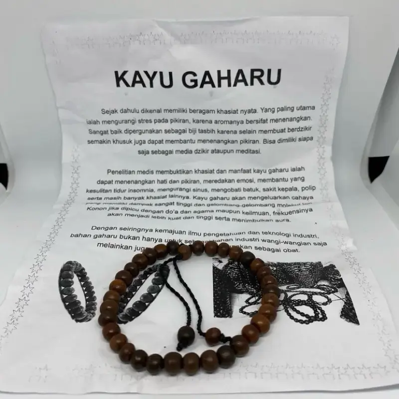 Gelang Kayu Gaharu UK 8 ml coco 1
