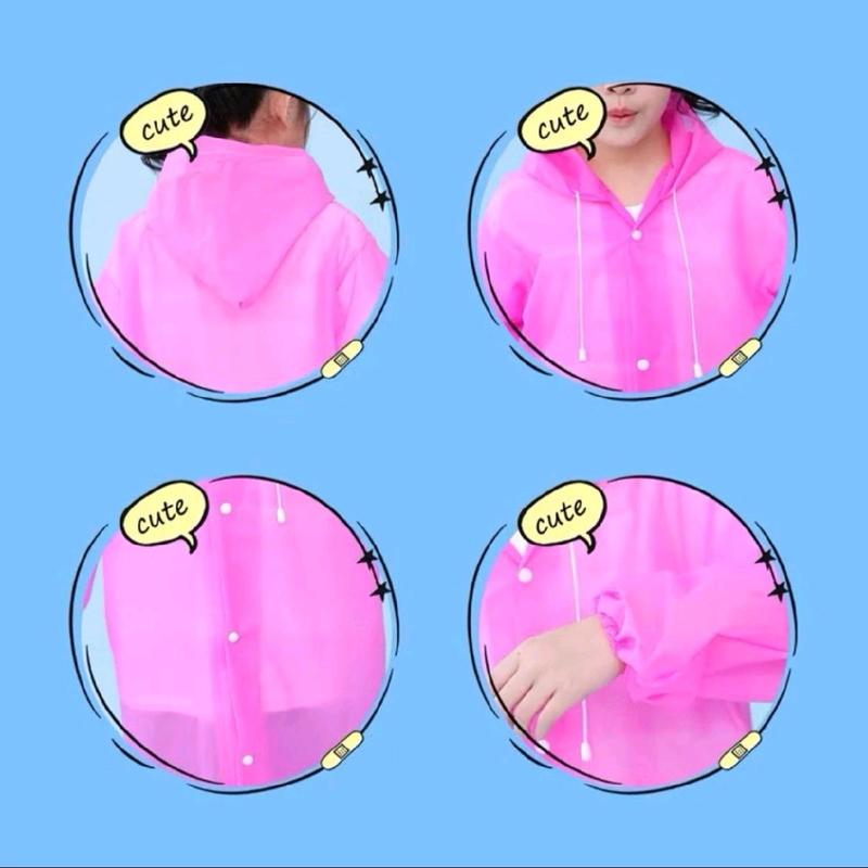Jas Hujan Anak Jas Hujan EVA Jas Hujan Fashion Jas Hujan Raincoat Waterproof Pvc 3