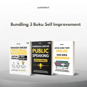 Paket Murah 3 Buku Self Improvement Best Seller Public Speaking+Personal Branding+Untuk kamu Yang Malas - Yash Media