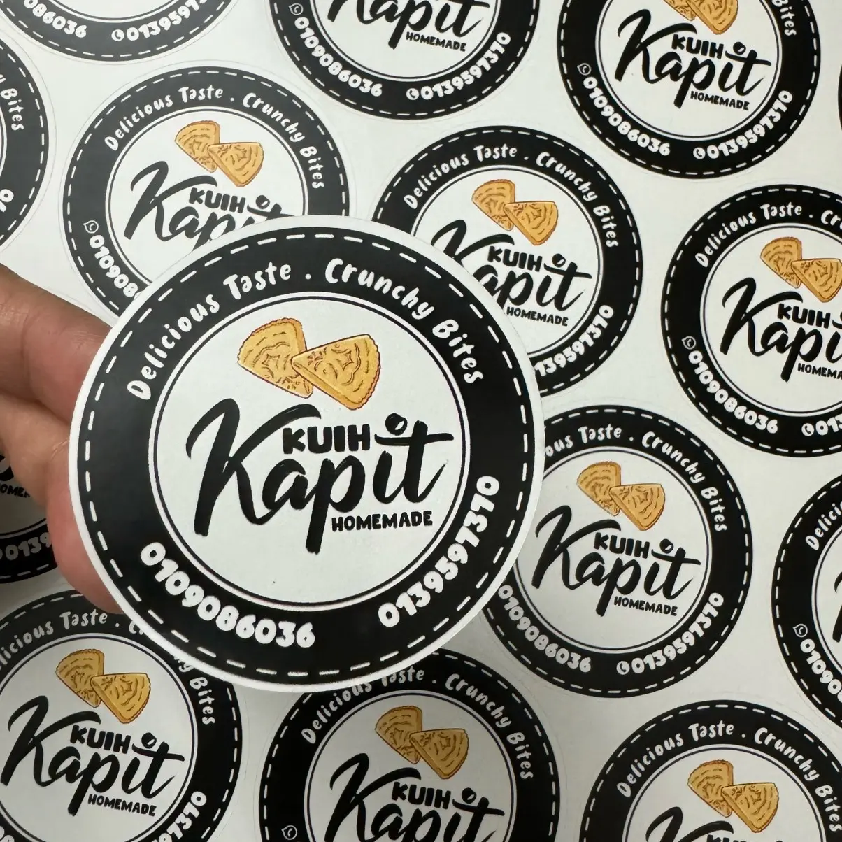100pcs Mirrorcoat Sticker - Sticker Produk