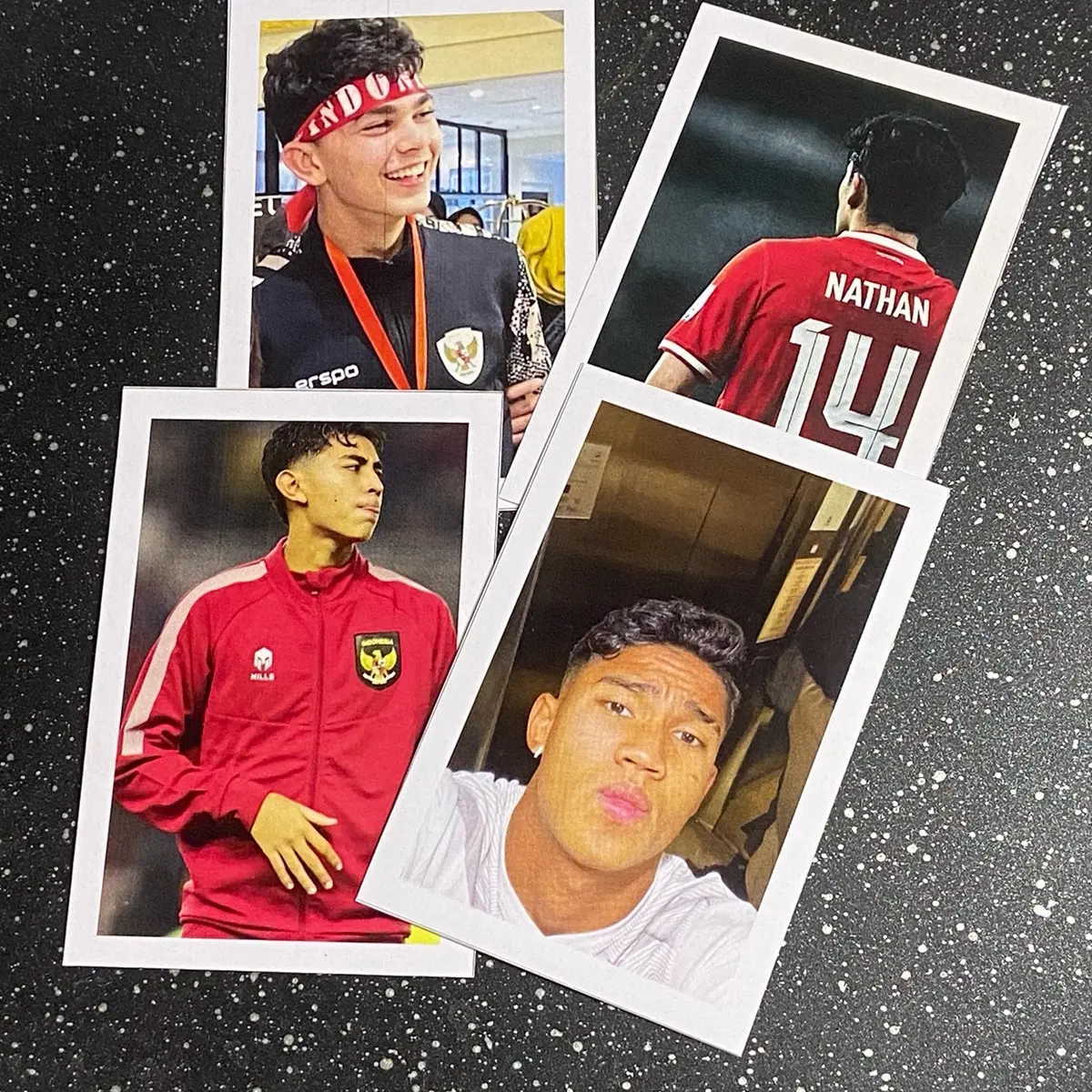 25 PCS FOTO TIMNAS INDONESIA 2R BISA MIX