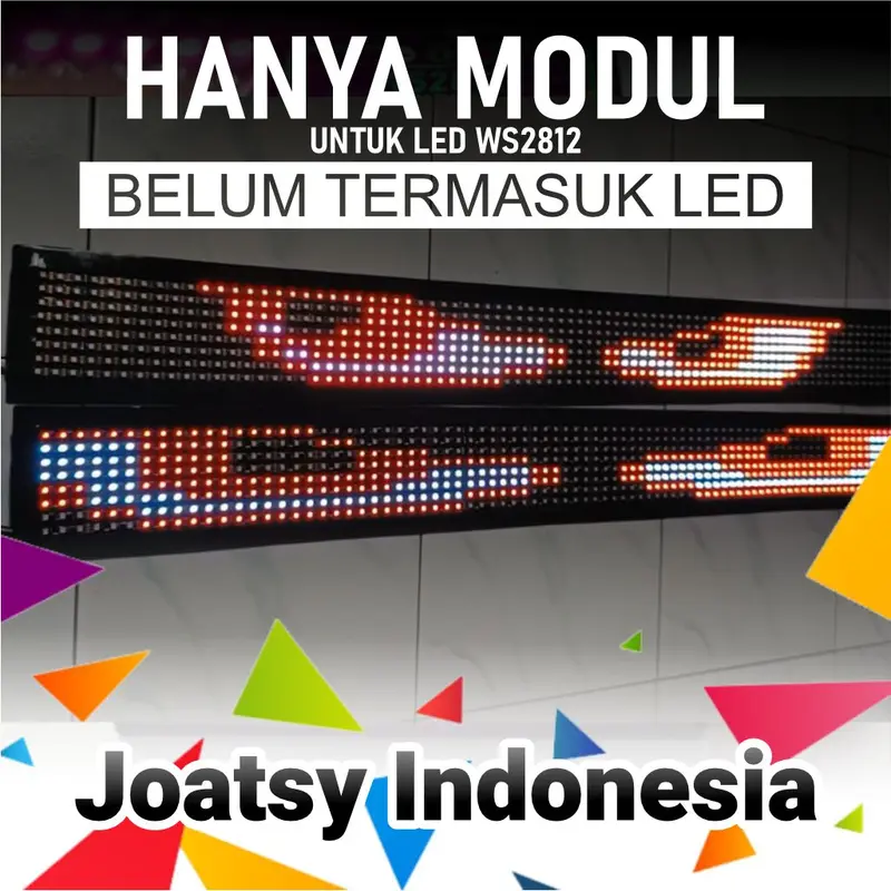 Modul (kontroler belum termasuk led) Strobo Mata WS2812 - Joatsy Wave Text Wifi W6 1