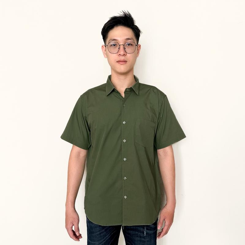 BENHILL Kemeja Basic Formal Pria Pendek Katun Poplin New Colors 3