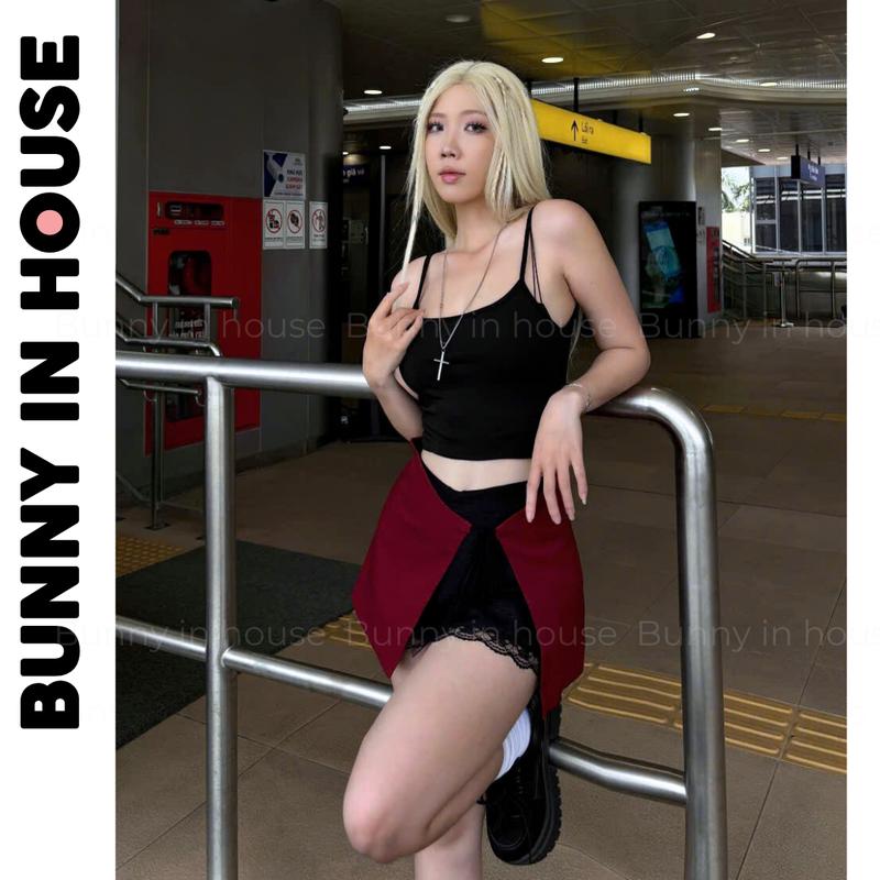 Chân váy Ballet BUNNY IN HOUSE V03 form Ngắn phối ren có quần bảo hộ mini skirt 8