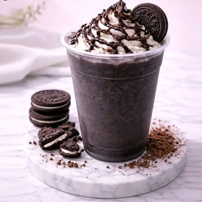 Bubuk Oreo remahan biskuit topping minuman dan kue kemasan repack 1kg