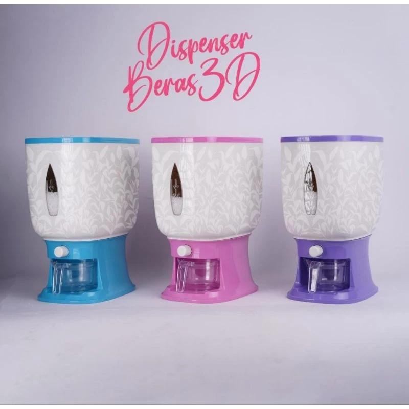 [PROMO] Dispenser Beras New Modern/Tempat Wadah Penyimpanan Beras Otomatis/ Anti Hama Tidak Lembab/Dispenser Beras Termurah Plastik 4