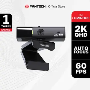 Fantech Webcam 2K Quad HD 60 FPS 1080p Auto Focus LUMINOUS C50 for PC Laptop Gaming - C50